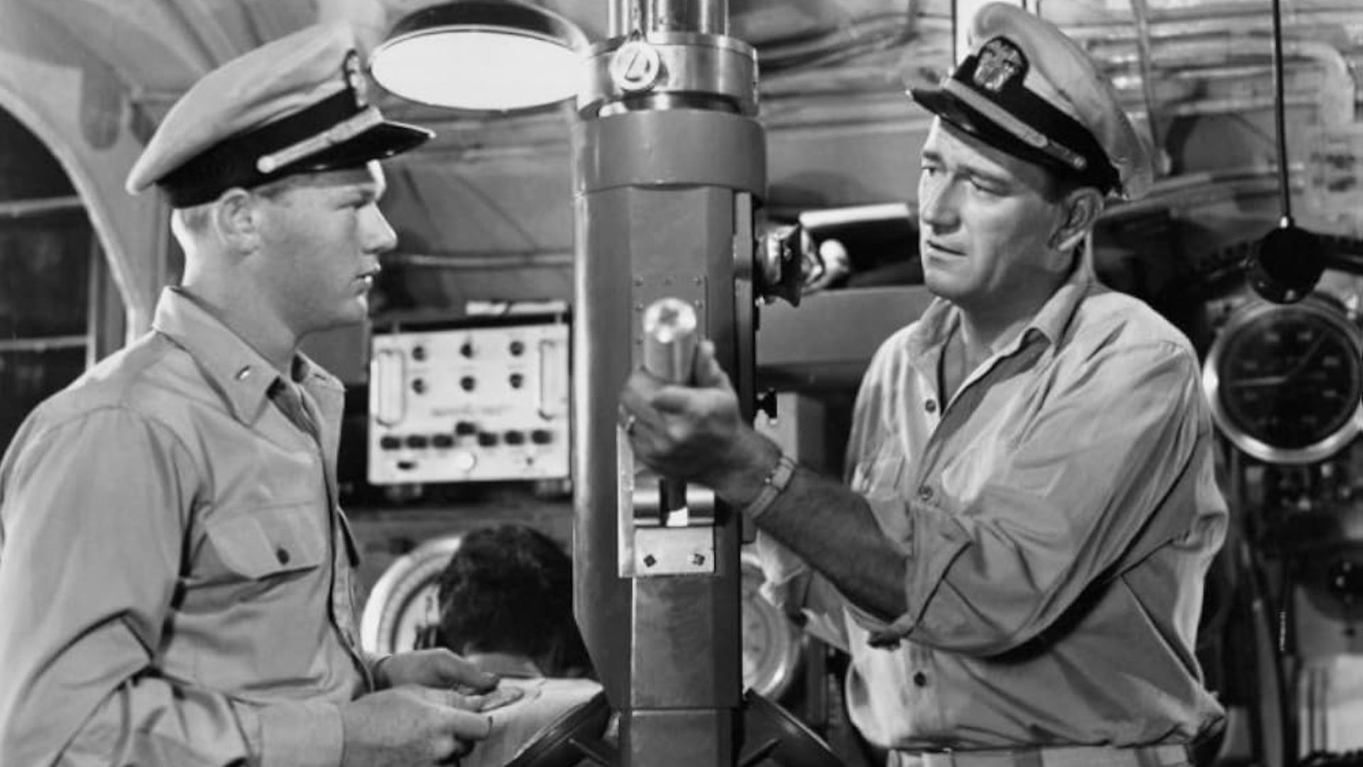 Duke pulls a lever in Operation Pacific