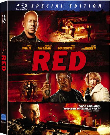 Red Blu-ray and DVD Arrive January 25th