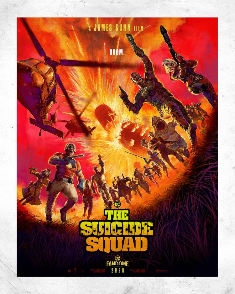 Stunning Poster for The Suicide Squad Brings the Team Together at DC ...