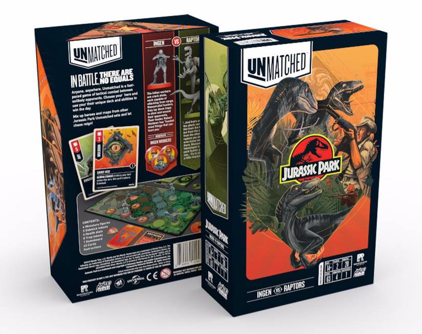 It's InGen Vs. Raptors in Mondo's New Unmatched: Jurassic Park Game
