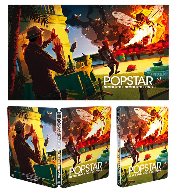 Popstar Never Stop Never Stopping Limited Edition Steelbook on Its