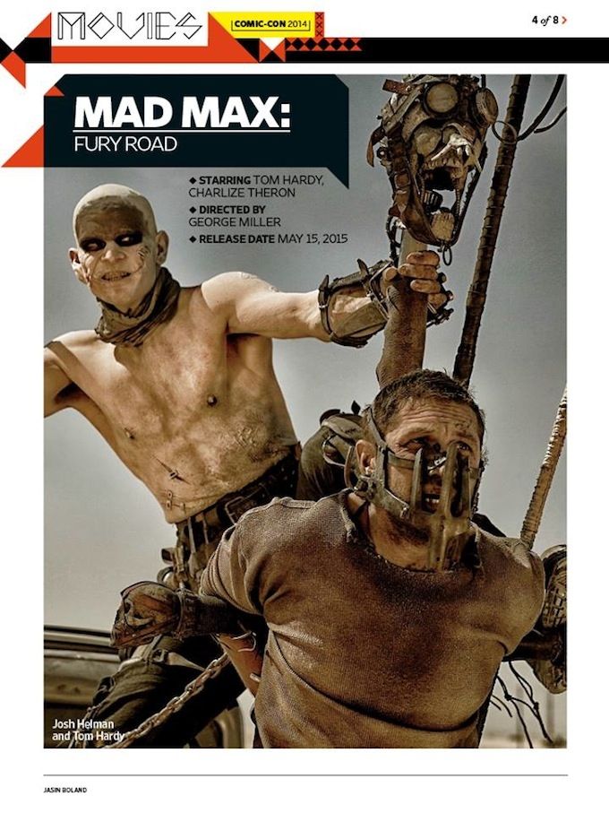 New Mad Max: Fury Road Photos Find Tom Hardy in Trouble