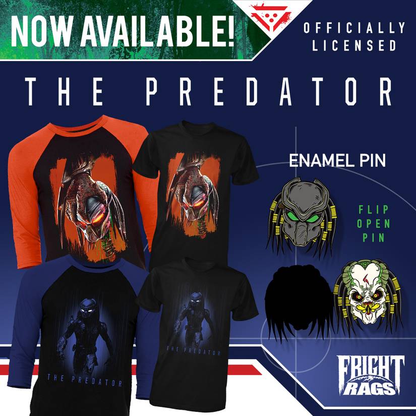 Fright Rags Unveils New The Predator, Teen Wolf & Slashback Video Shirts