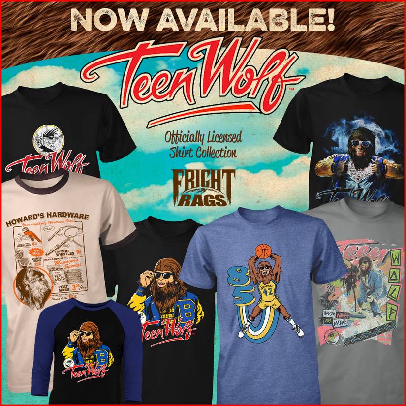 Fright Rags Unveils New The Predator, Teen Wolf & Slashback Video Shirts