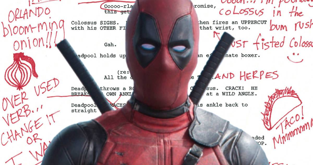 Marvel Comics Scripts Read a Deadpool Script Page with Notes from Wade Wilson