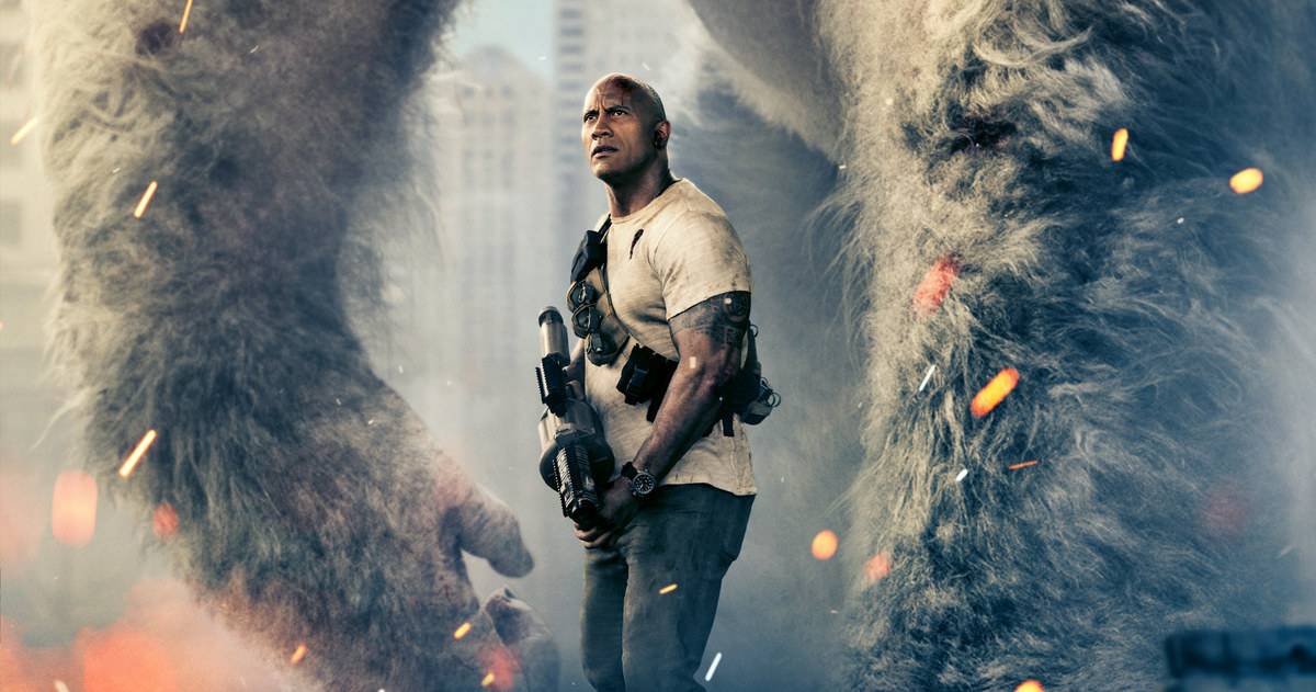 Meet George the Giant Ape in First Rampage Poster