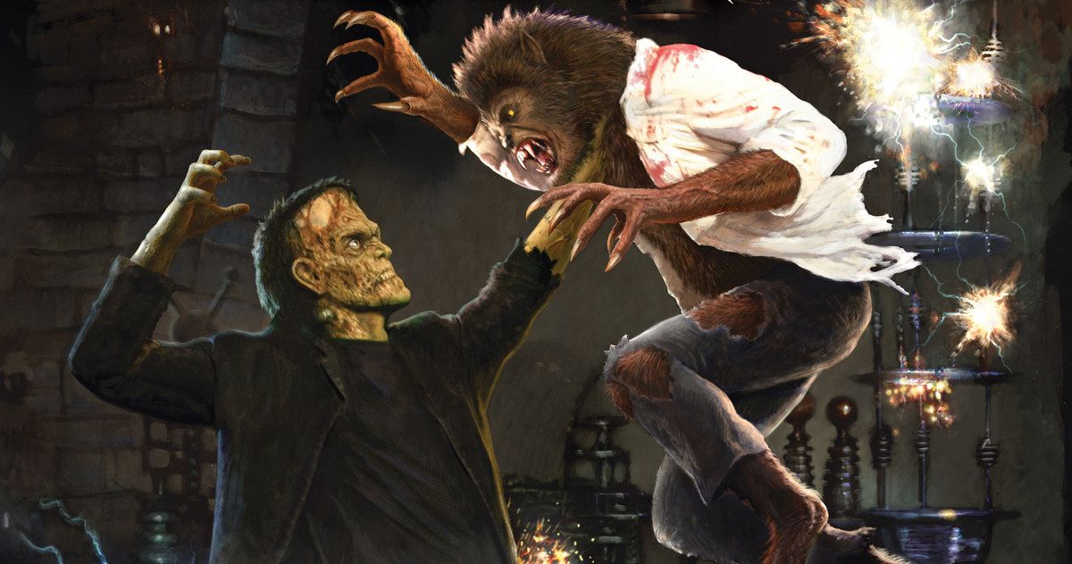 Frankenstein Meets the Wolfman & Universal Monsters Mazes Head to