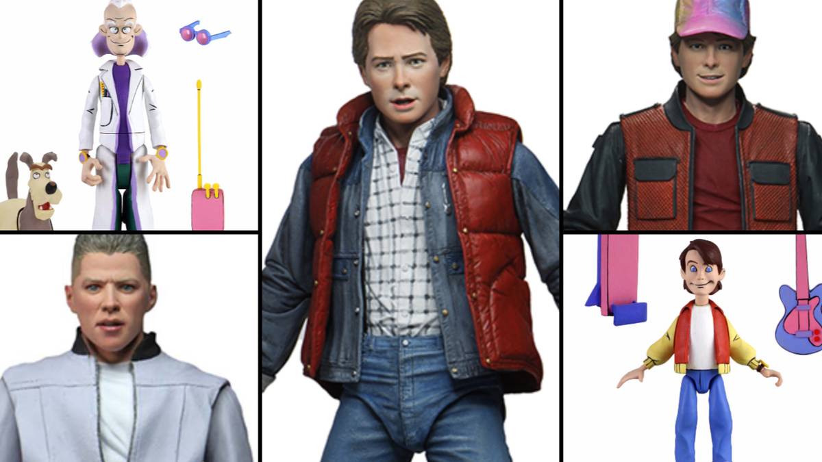New Back to the Future Action Figures from NECA Include Animated 