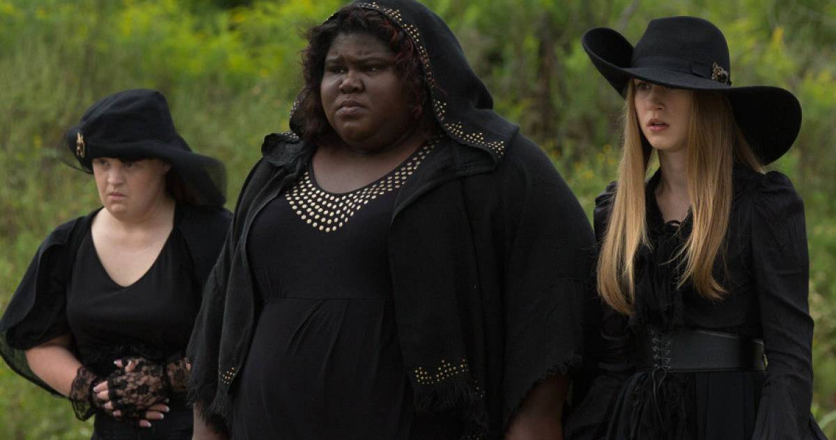 ahs coven black dresses Sarah Paulson, Emma Roberts, Frances Conroy, & More Wear Their Witchy Black  Outfits on 'American Horror Story' Season 13 Set! - Just Jared - Celebrity  News and Gossip