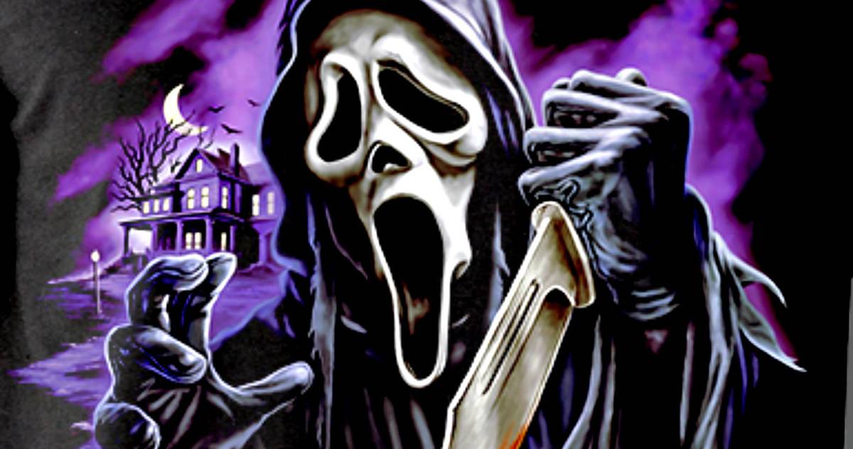 Scream Celebrates 20th Anniversary with Fright-Rags Ghostface T-Shirt ...