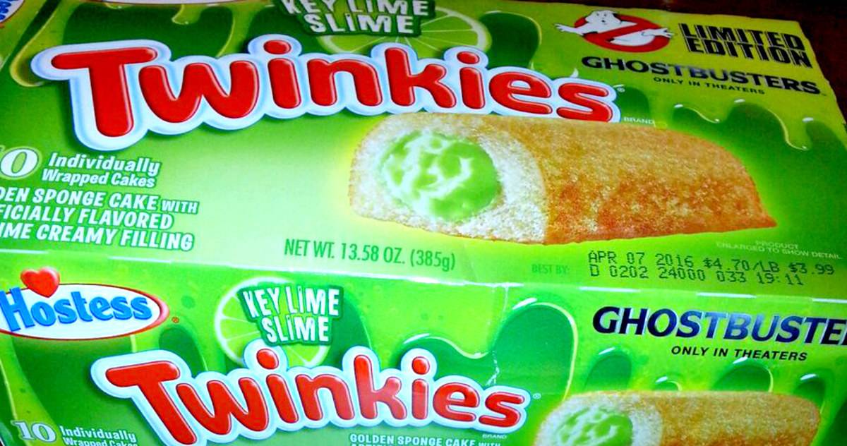 Ghostbusters Key Lime Slime Twinkies Coming Soon