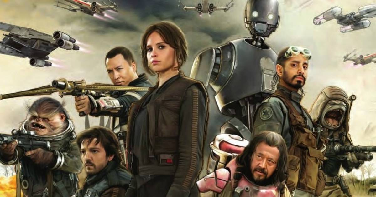 Rogue One Members Watch the Rogue One Cast Surprise Star Wars Fans at a Screening
