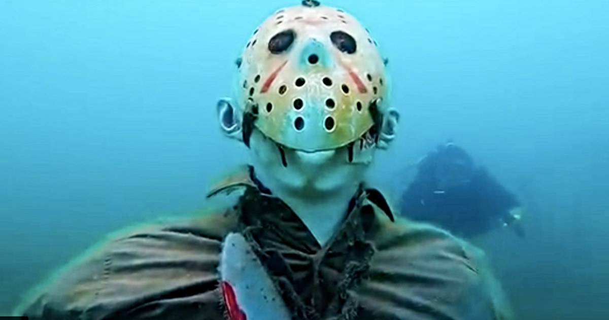 Underwater Jason Statue Is Getting Yanked from Lake After Being Deemed ...