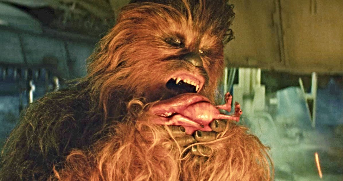 chewbacca chewing tobacco Does Chewbacca Really Eat People, or Just Porgs?