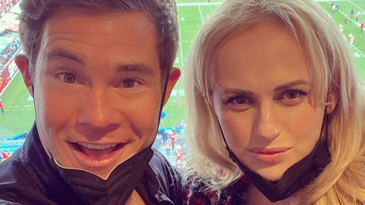 Rebel Wilson & Adam Devine Had a Pitch Perfect Reunion at Super Bowl