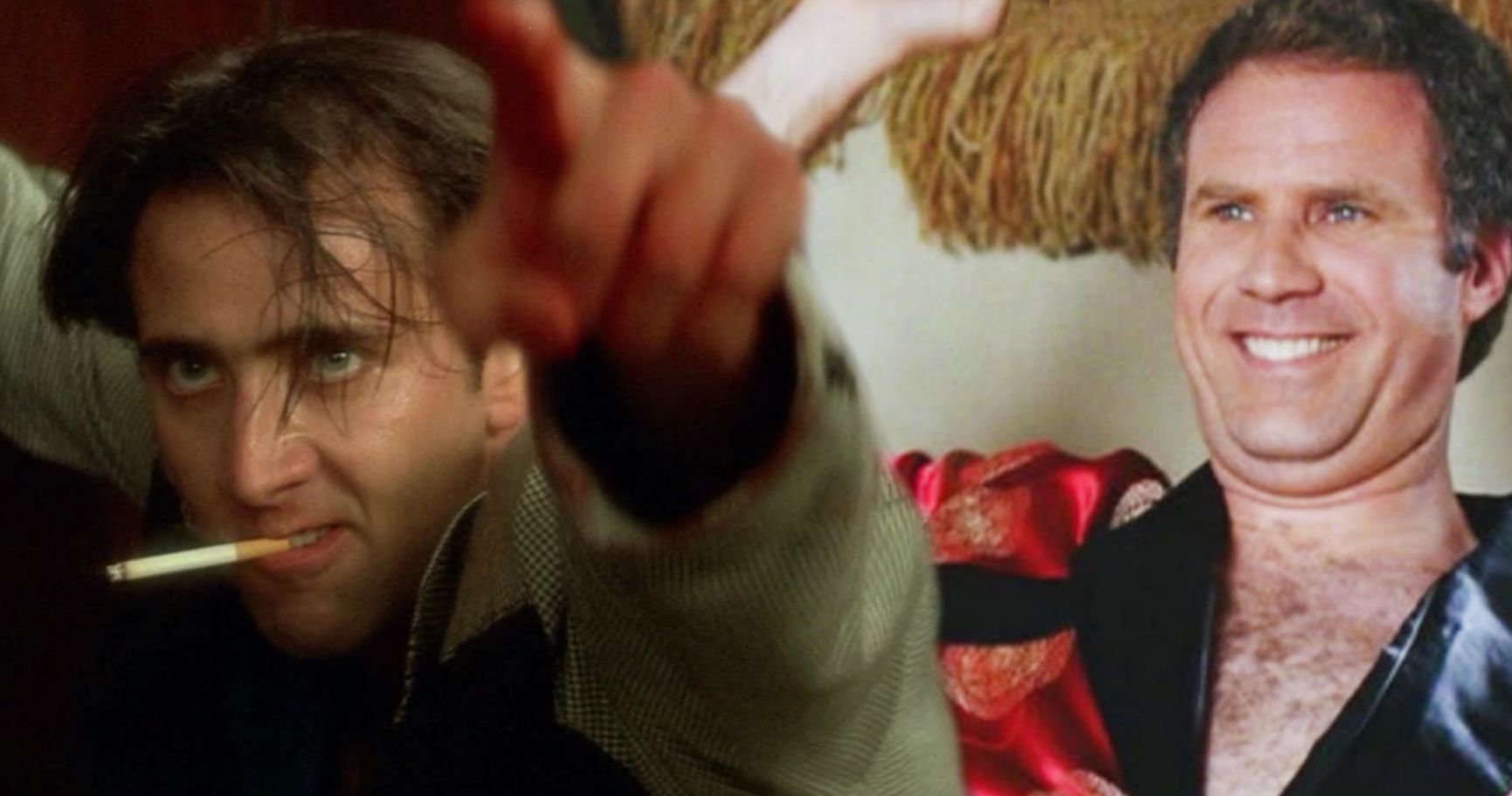nicolas cage cigarette Nicolas Cage Almost Took Will Ferrell's Role in Wedding Crashers