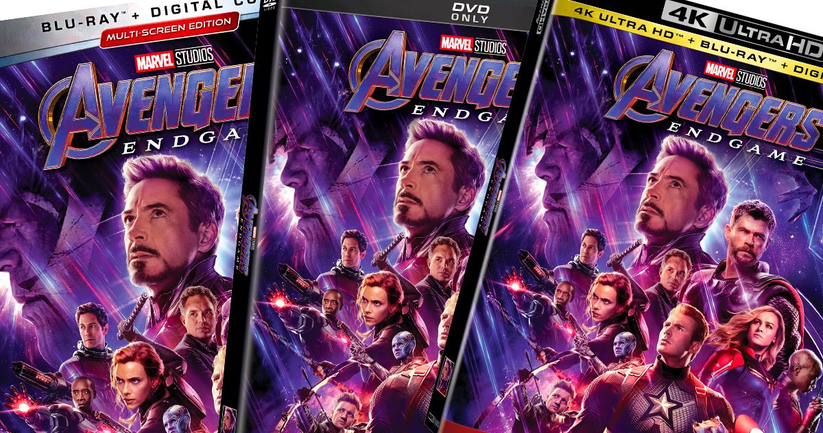 Avengers: Endgame 4K Ultra HD, Blu-ray, DVD Massive Extras