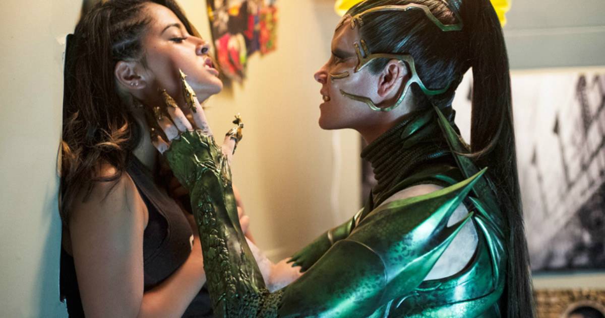 Rita Repulsa Vs. the Yellow Ranger in New Power Rangers Photo