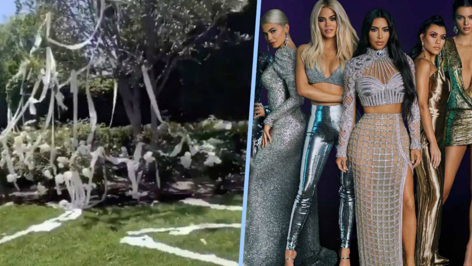 Khloe Kardashian TPs Kourtney's House, and Twitter Flames Them for