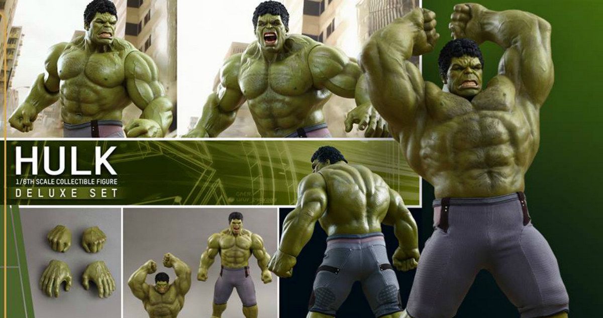 特撮 HOT TOYS DELUXE COLLECTIBLE SET HULK Avengers 2 Deluxe Hulk Action Figure Unveiled