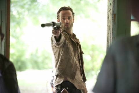 Walking Dead Season 3 'Ricktatorship' Photo with Andrew Lincoln
