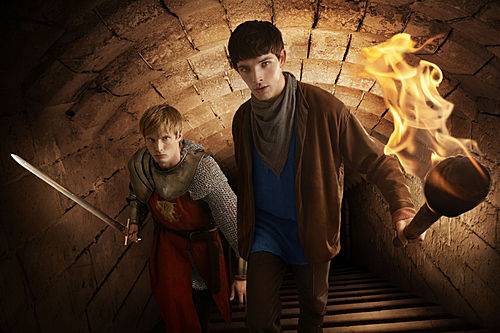 Colin Morgan and Bradley James Talk Merlin