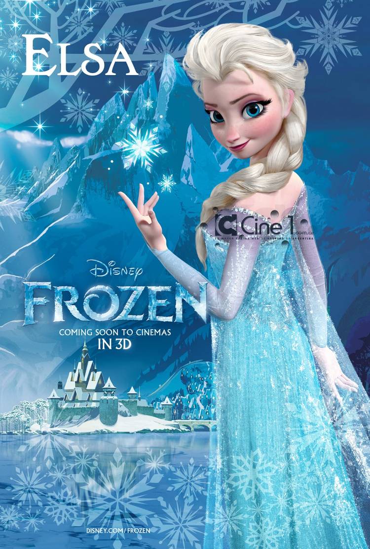 Frozen Character Posters Introduce Elsa and Anna