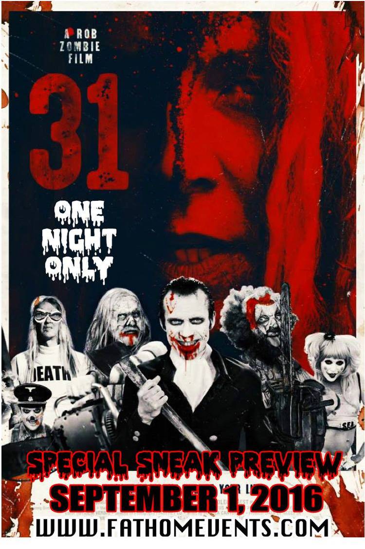 Rob Zombie Reveals First 31 Clip, One-Night Only Event Announced