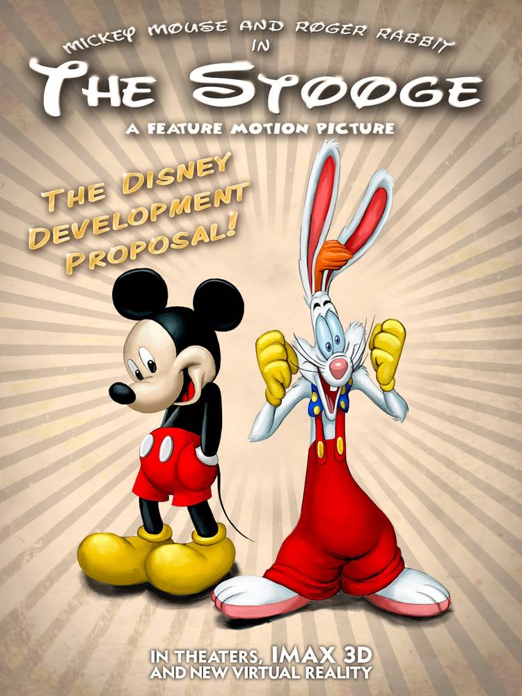 Mickey Mouse and Roger Rabbit Team Up for The Stooge