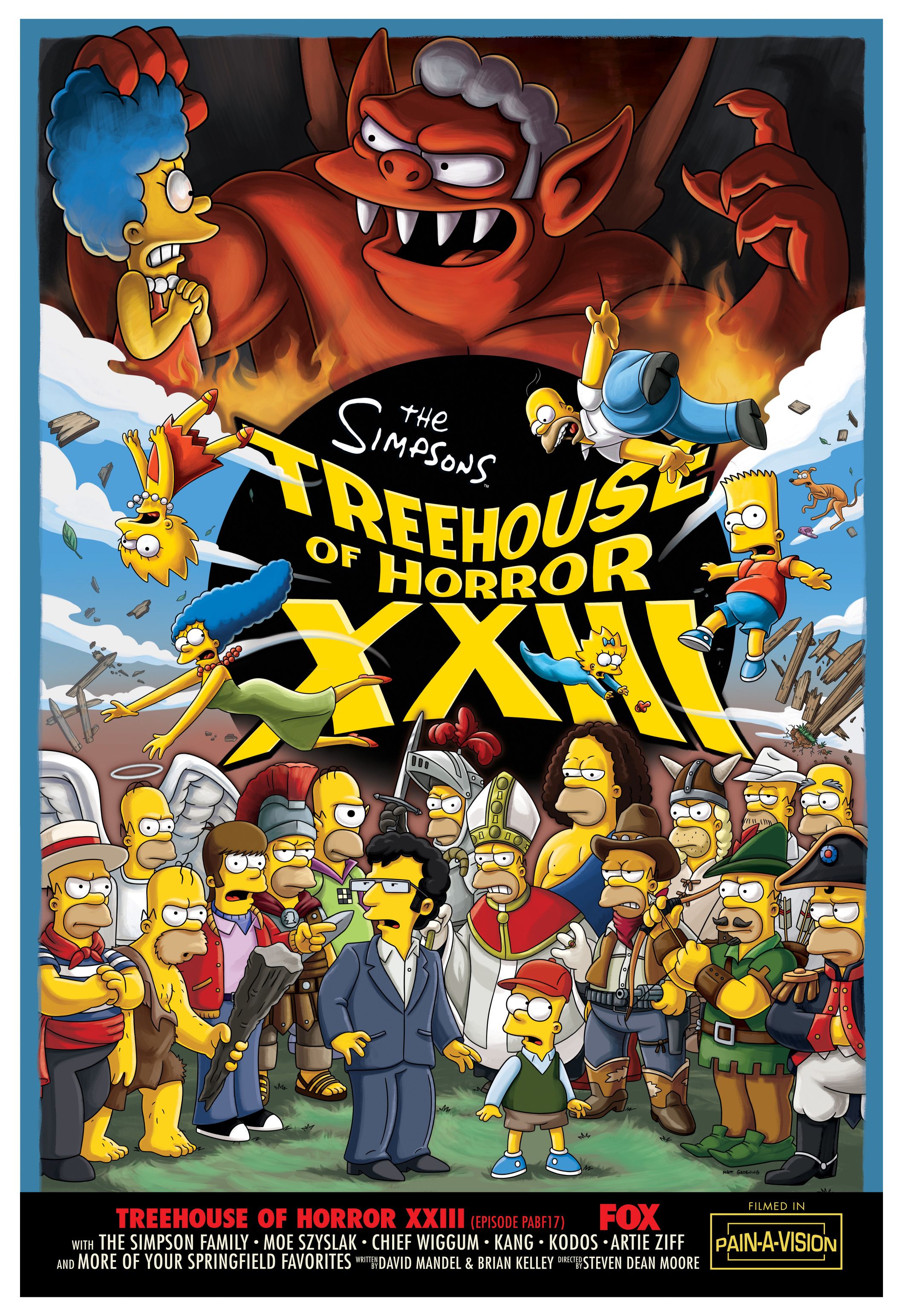 First Look at The Simpsons Treehouse of Horror XXIII!
