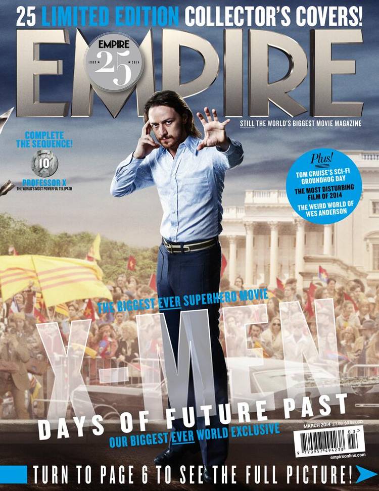 Ten X-Men: Days of Future Past Empire Magazine Covers