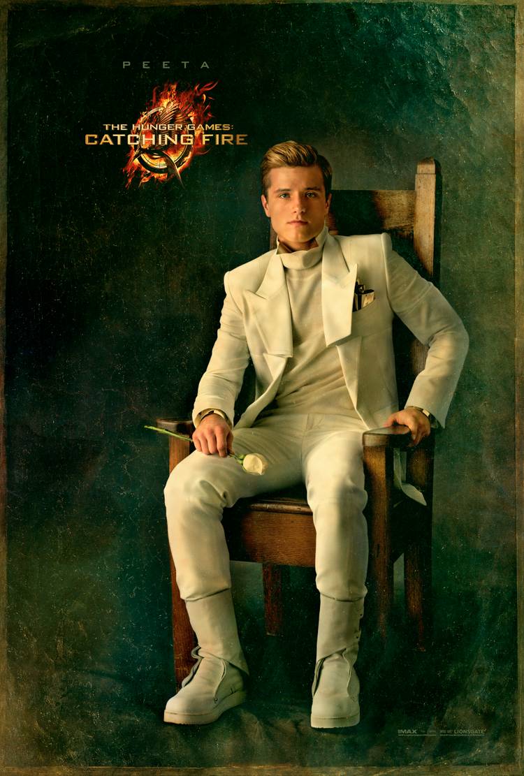 The Hunger Games: Catching Fire Peeta Mellark Capitol Portrait, image size:750x1111