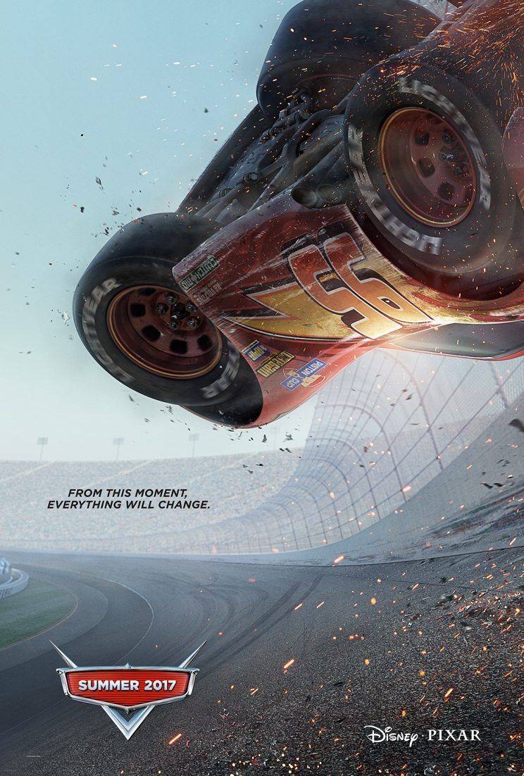 Lightning McQueen Crashes In New Cars 3 Poster Lightning McQueen Crashes In New Cars 3 Poster
