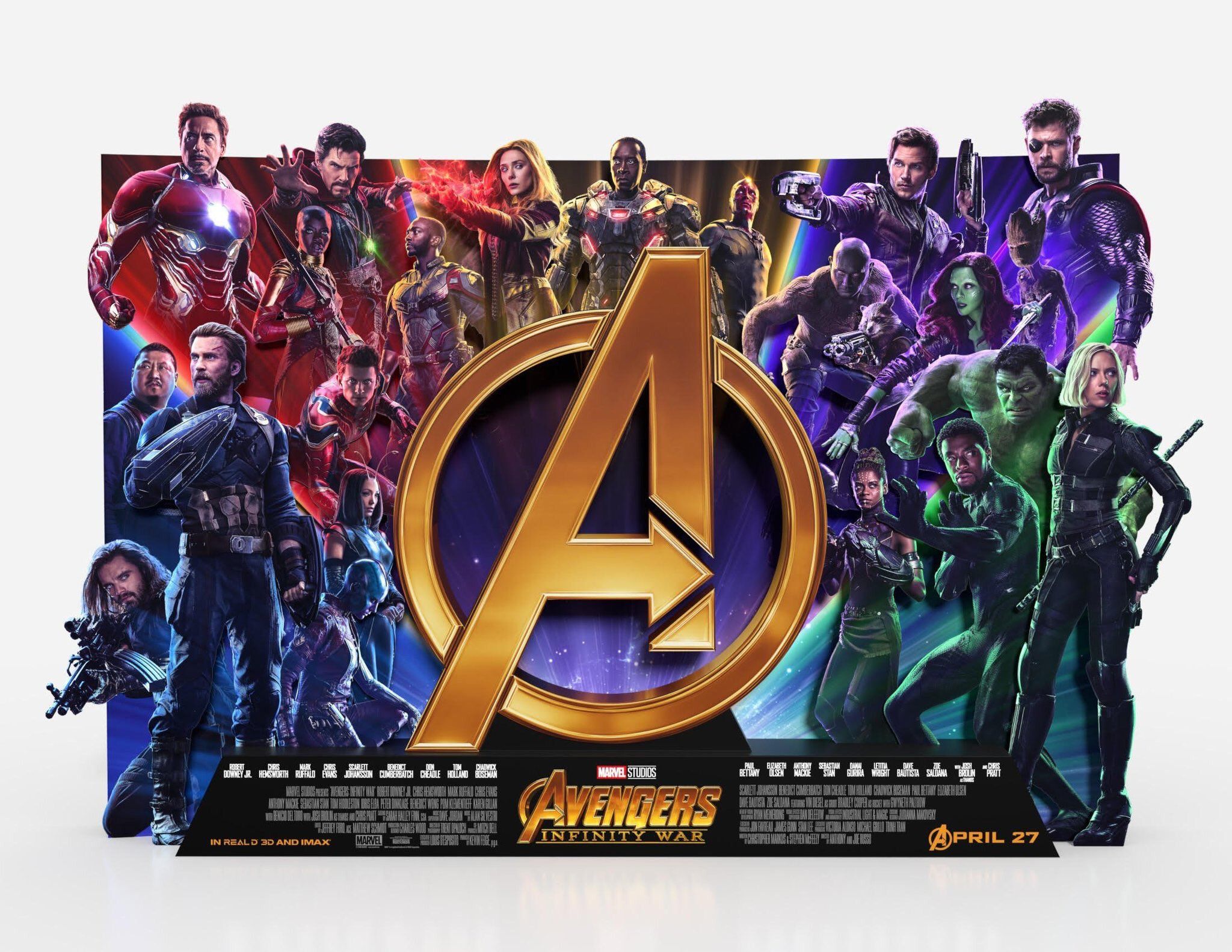 アベンジャーズ　インフィニティウォー　英語版宣伝ポスター Amazon.co.jp: 映画ポスター アベンジャーズ インフィニティウォー