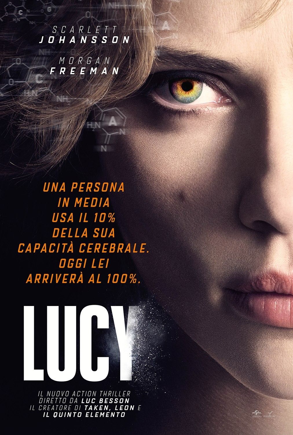 Lucy International Poster Featuring Scarlett Johansson
