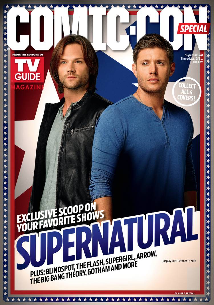 Supernatural, Supergirl & Flash Comic-Con 2016 TV Guide Covers Unveiled