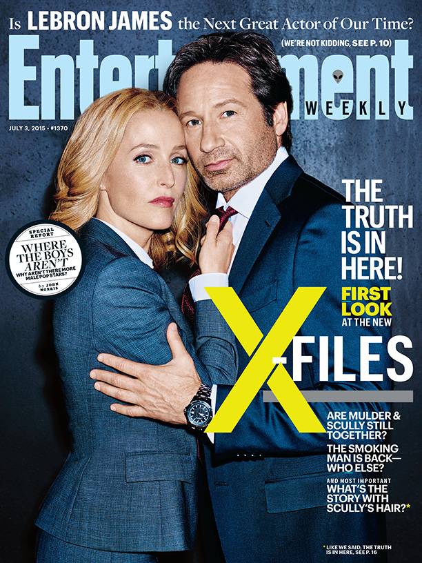 X-Files EW Magazine Cover Reunites Mulder & Scully