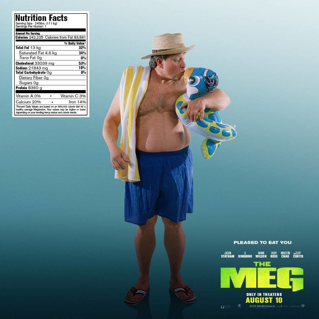 The Meg Seeks a Healthy Human Snack in Several Tasty New Posters