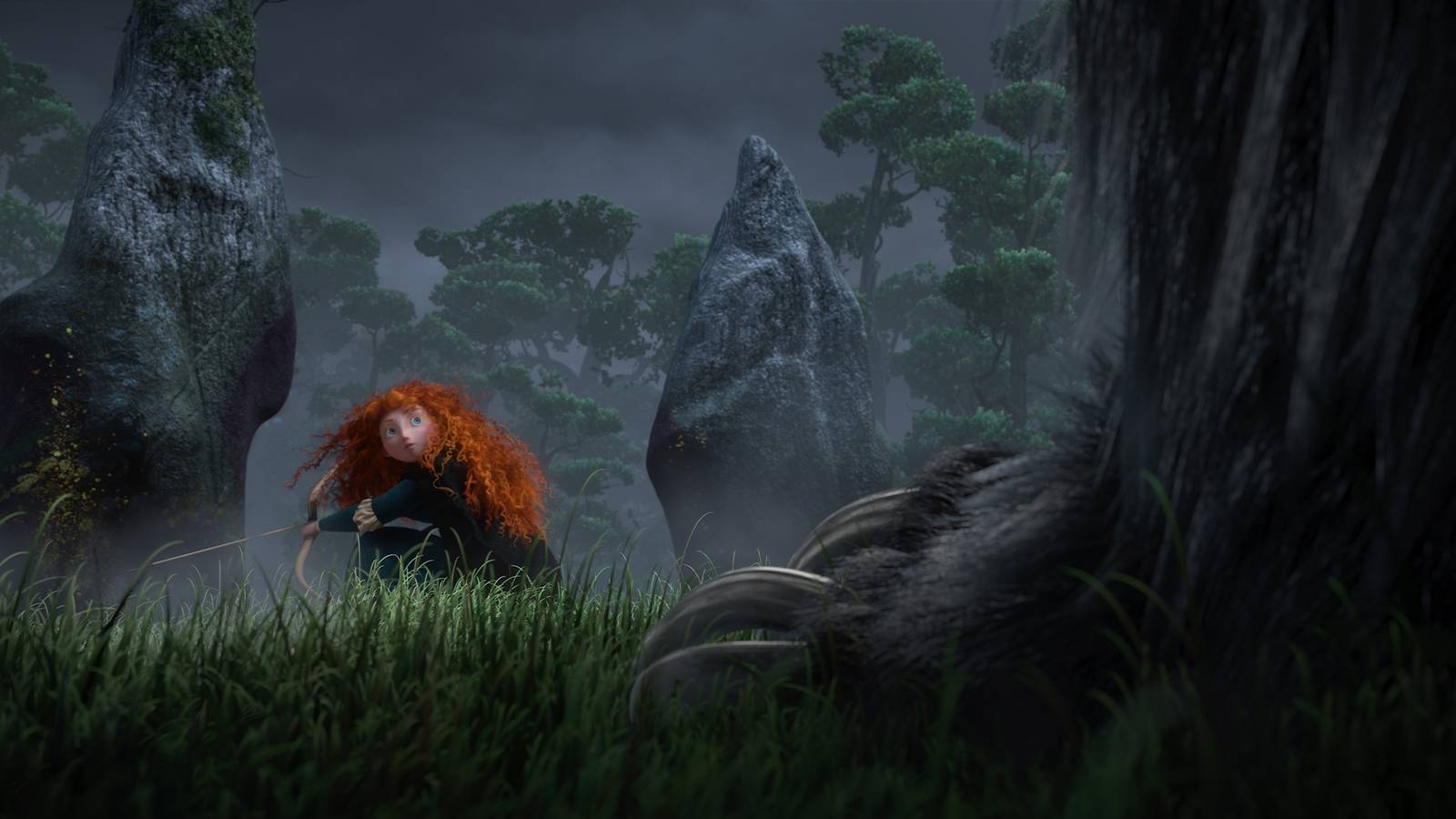 Brave Photo Finds Princess Merida at Archery Practice