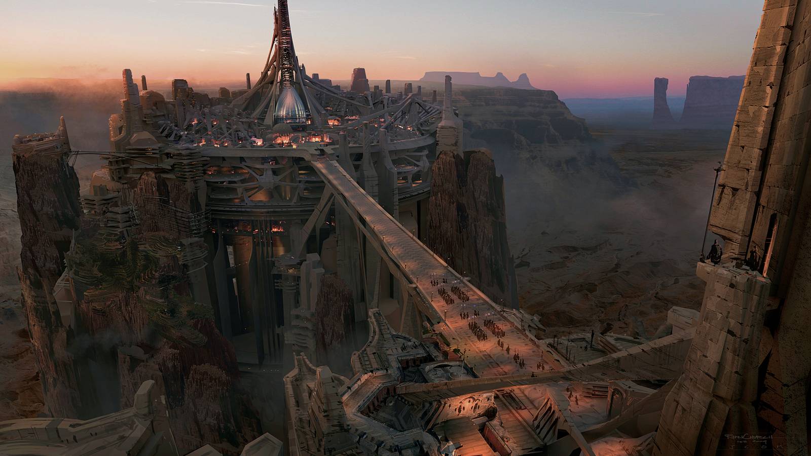John Carter Martian Landscape Concept Art