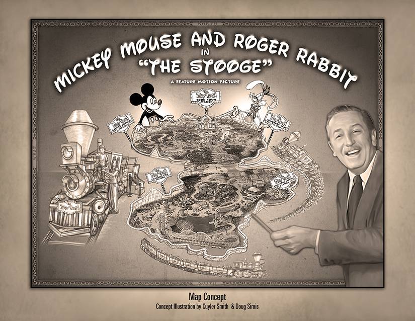 The Stooge Concept Art Teases 3 Roger Rabbit Shorts with Mickey Mouse ...