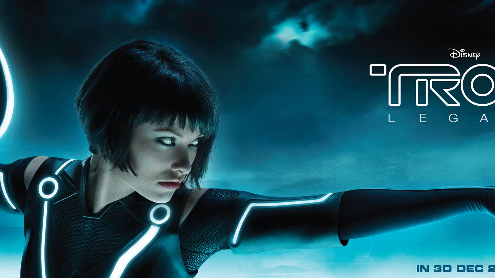 Latest Tron: Legacy Banner Featuring Olivia Wilde, image size:1600x900