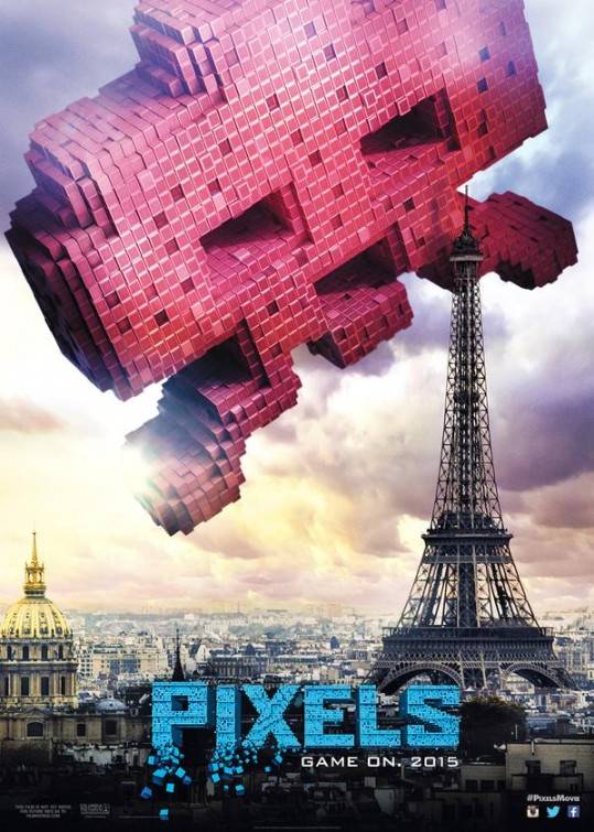 Pixels Posters with Pac-Man, Donkey Kong and Centipede