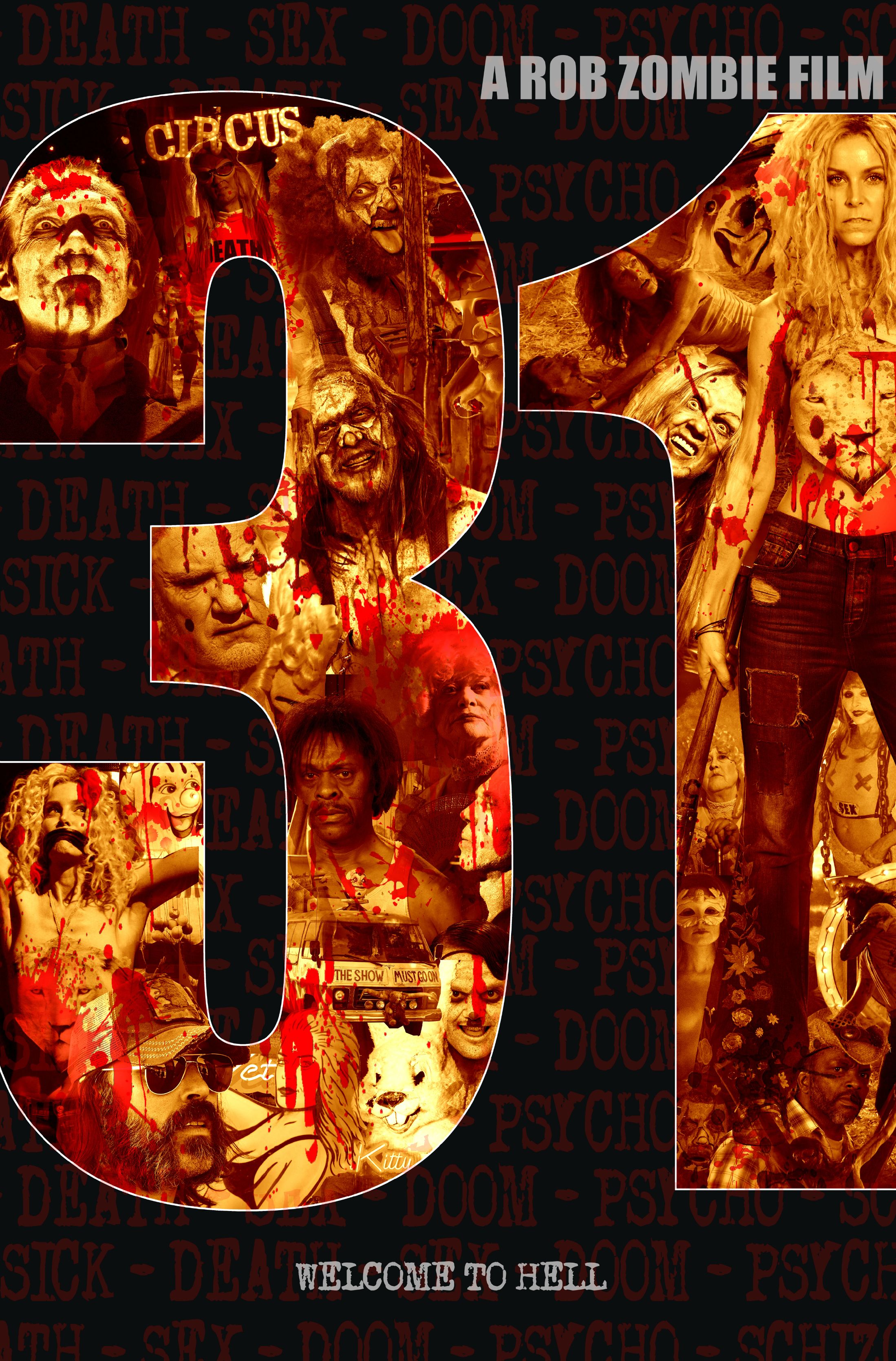 Rob Zombie's 31 Poster Warns Death Is the Only Escape