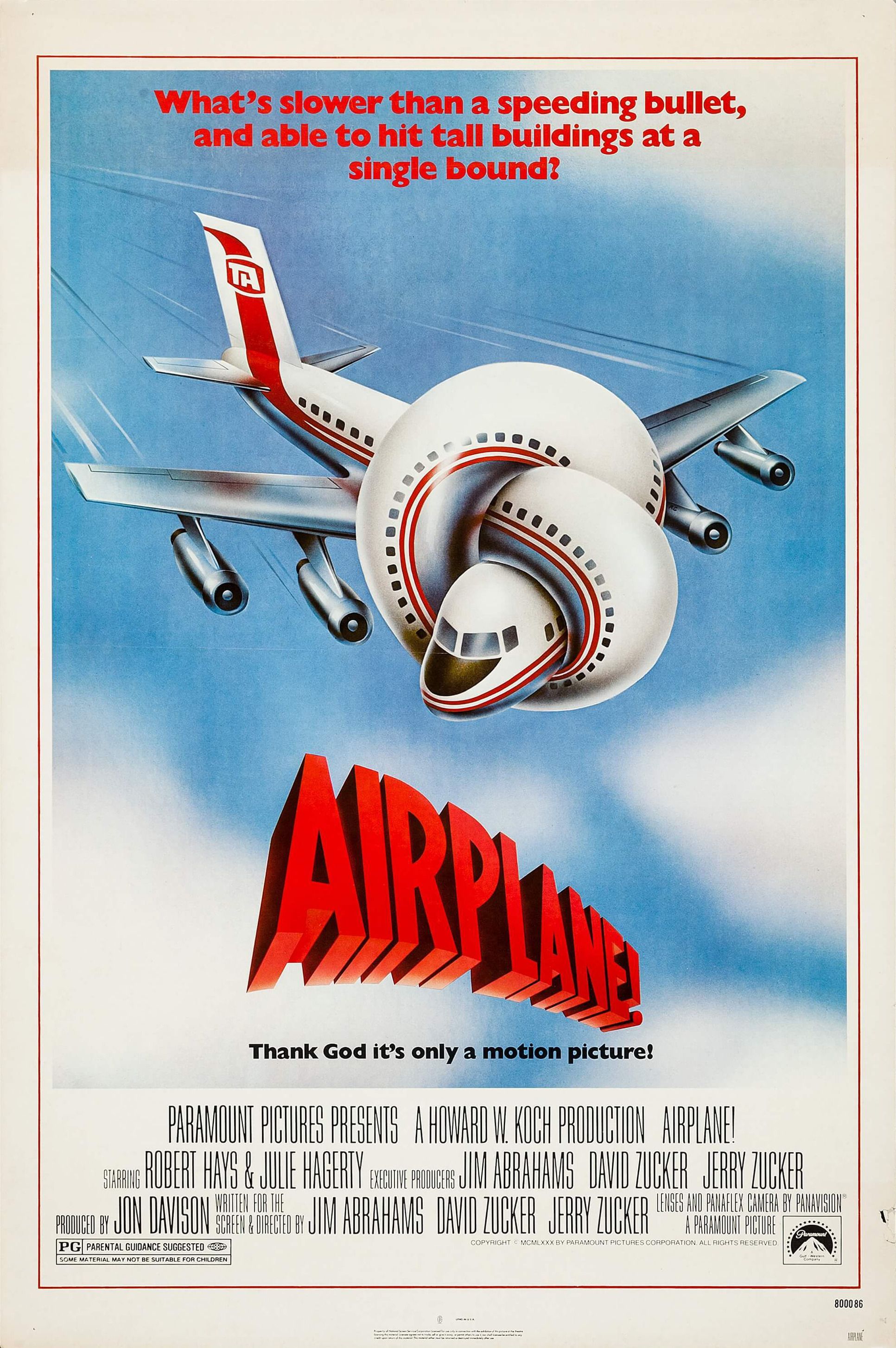 airplane movie poster