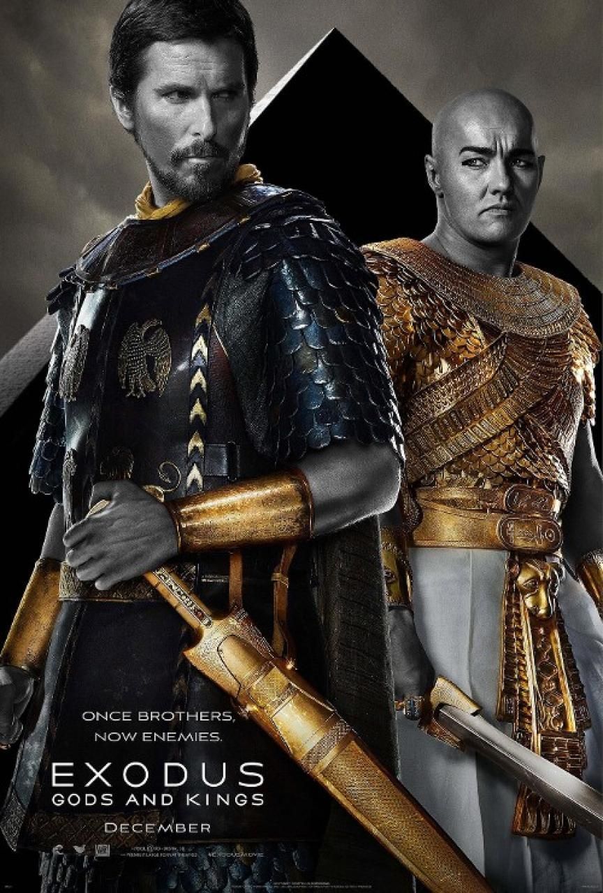 exodus gods and kings poster bale and edgerton