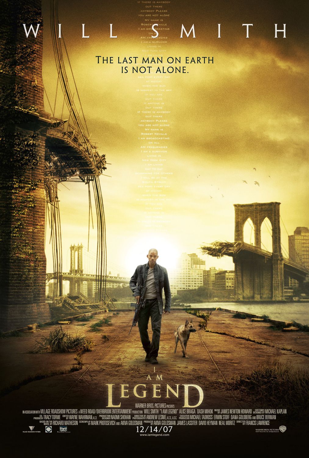 i am legend movie poster
