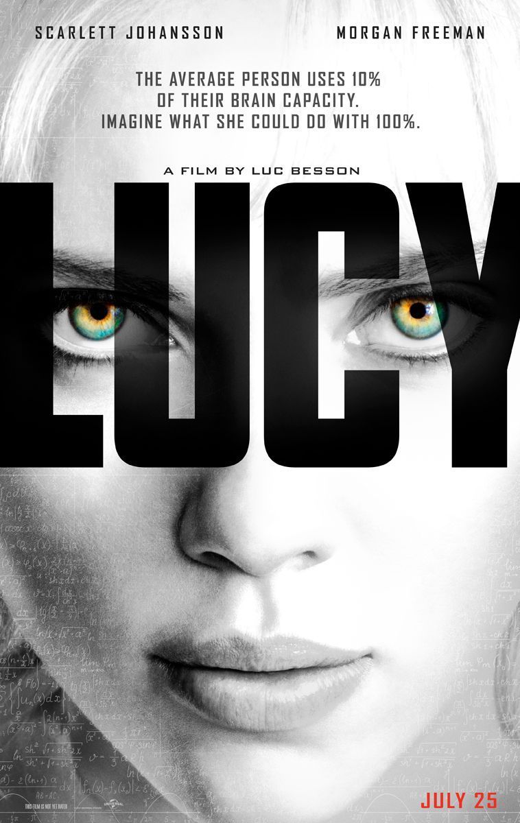 Pôster do filme Lucy com Scarlett Johansson