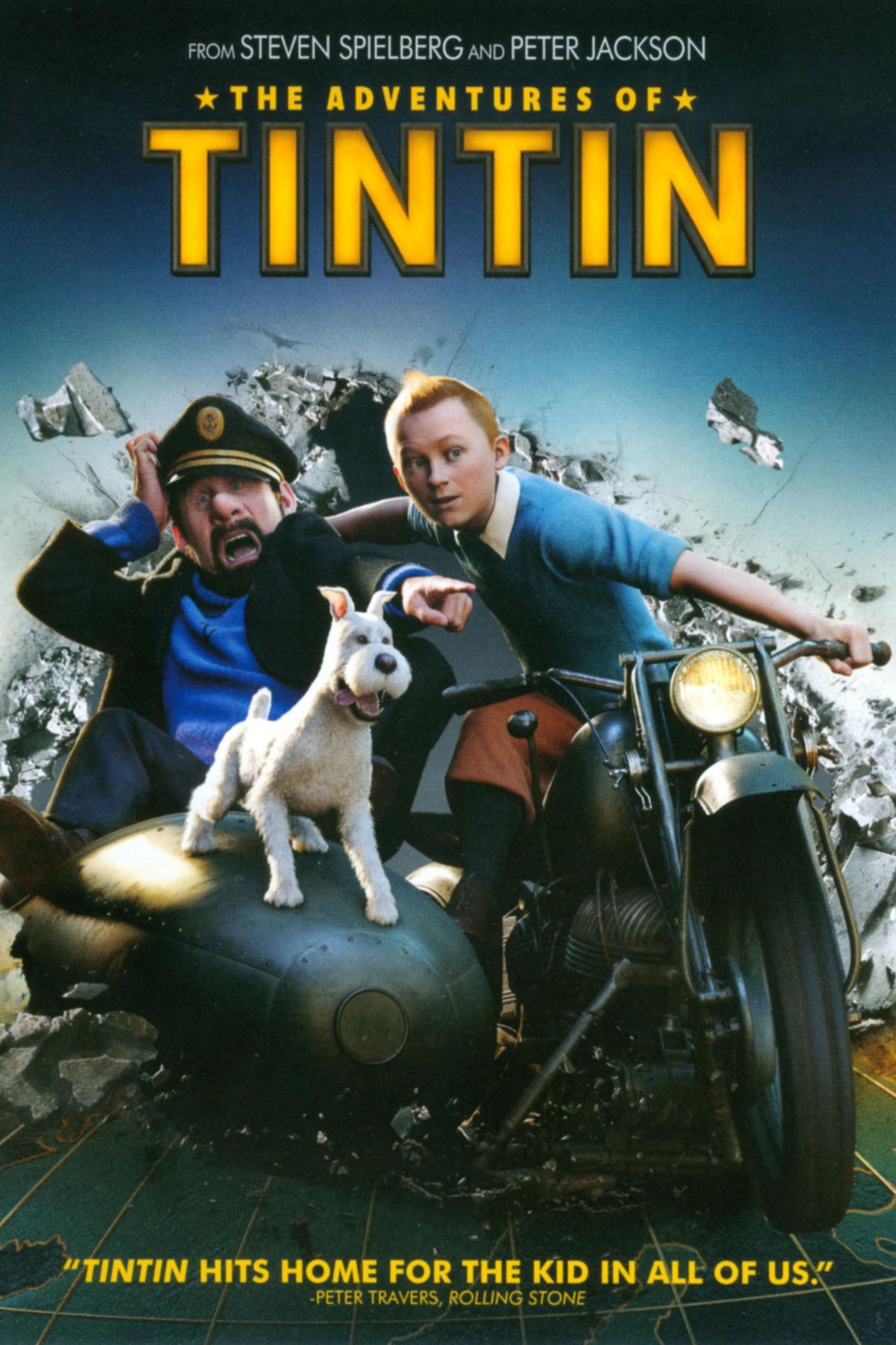 the adventures of tin tin movie poster