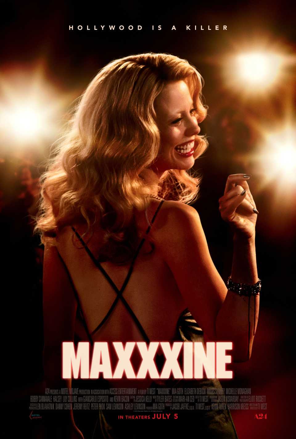 Mia Goth's Divisive 2024 Horror Sequel MaXXXine Hits Streaming Next Month